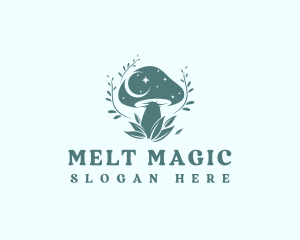 Magical Mushroom Fungus logo design