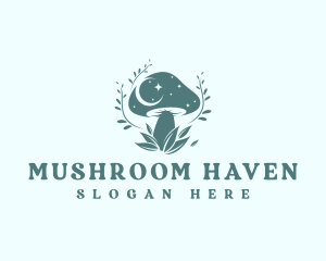 Magical Mushroom Fungus logo design