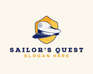 Captain Seafarer Hat logo design