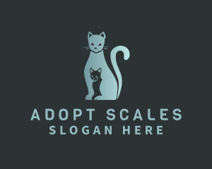 Pet Kitten Cat logo design