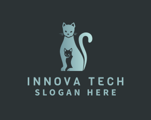 Pet Kitten Cat logo