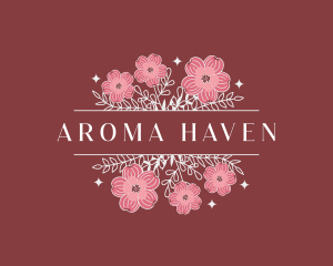 Nature Flower Farm logo design