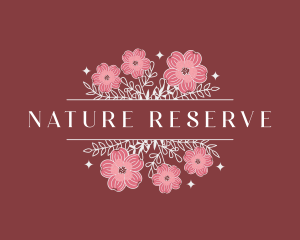 Nature Flower Farm logo design