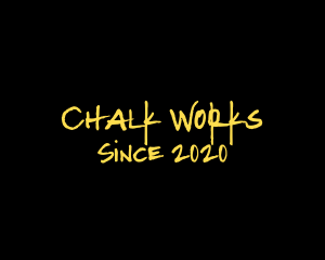 Chalk Vandal Writing logo