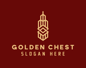 Golden Building Realtor logo design