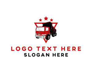 Industrial Dump Truck Logo