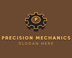 Cogwheel Mechanic Repair logo design