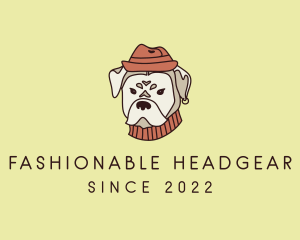 Dog Fashion Hat logo design