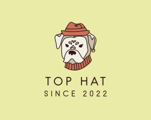 Dog Fashion Hat logo design