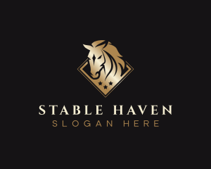 Premium Equestrian Horse logo design