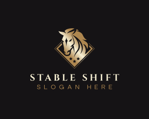 Premium Equestrian Horse logo design