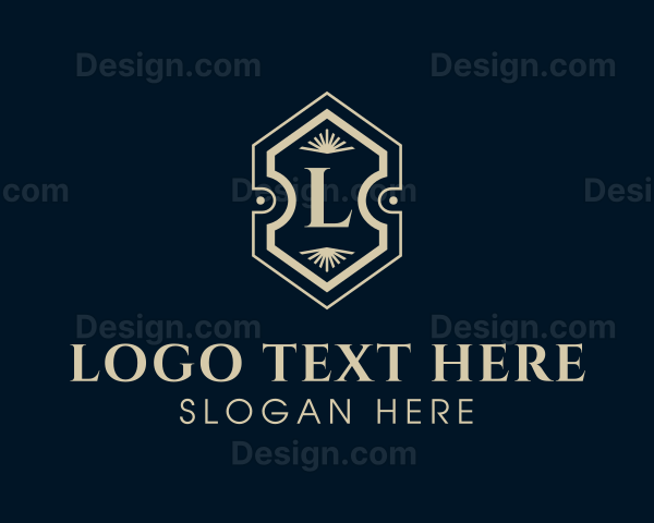 Hotel Interior Design Decor Logo