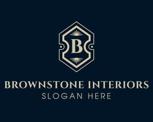 Hotel Interior Design Decor logo design