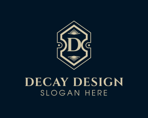 Hotel Interior Design Decor logo design