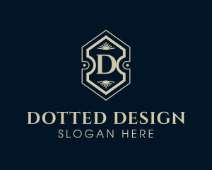 Hotel Interior Design Decor logo design