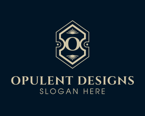 Hotel Interior Design Decor logo design