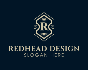 Hotel Interior Design Decor logo design