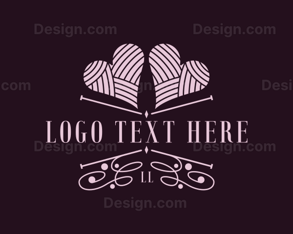 Crochet Yarn Handicraft Logo