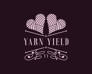 Crochet Yarn Handicraft logo design