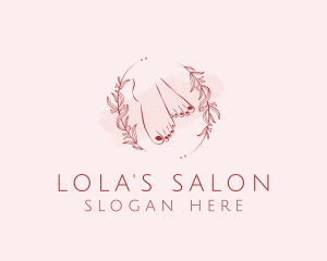 Pedicure Nail Salon logo design