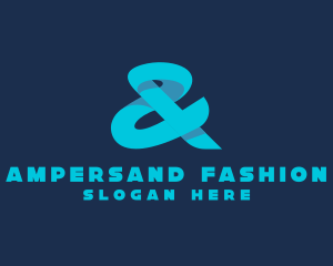 Blue Ampersand Company logo design