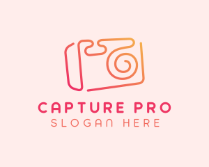 Modern Photography Camera logo design