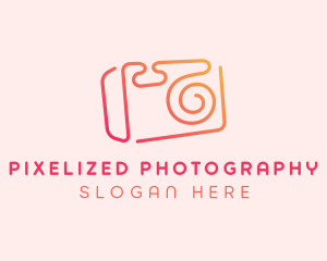 Modern Photography Camera logo design