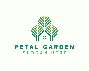 Environmental Tree Plant logo design