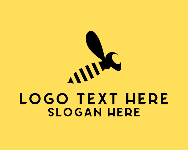 Bee Hive logo example 2