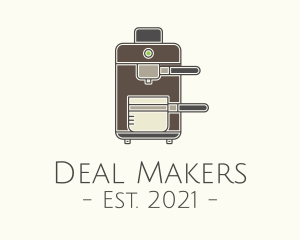 Coffee Maker Machine logo design