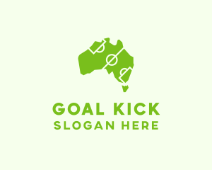 Australian Map Soccer logo