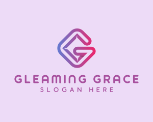 Gradient Startup Letter G logo design