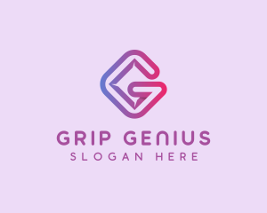 Gradient Startup Letter G logo design