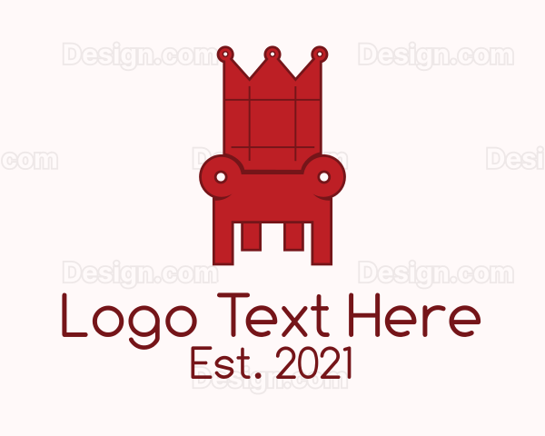Red Royal Throne Logo