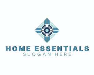 Floor Tile Home Improvement logo design