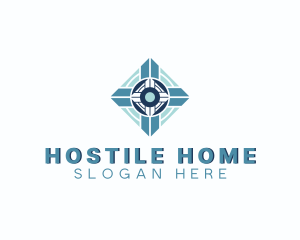 Floor Tile Home Improvement logo design