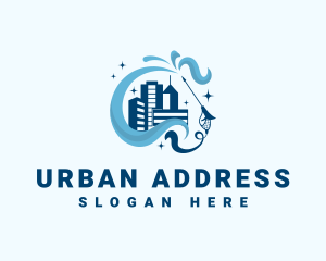 Urban City Cleaning logo design