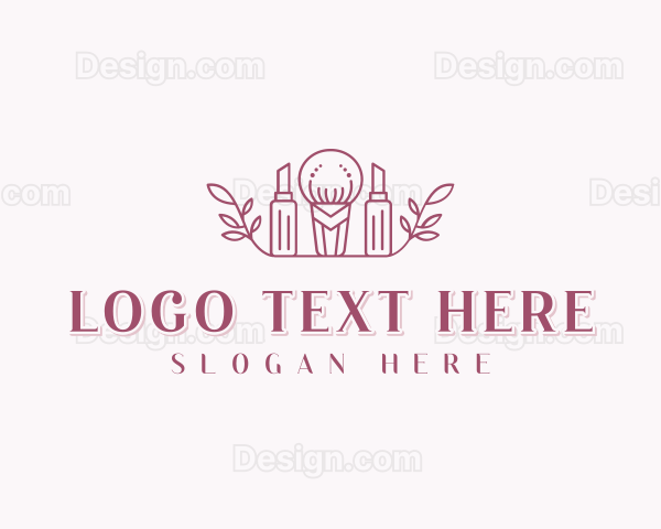 Lipstick Makeup Styling Logo