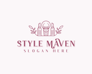 Lipstick Makeup Styling logo design