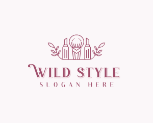 Lipstick Makeup Styling logo design