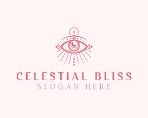 Bohemian Eye Star logo design