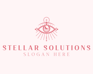 Bohemian Eye Star logo design