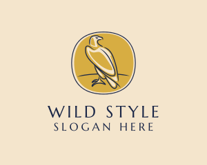 Wild Eagle Bird logo design