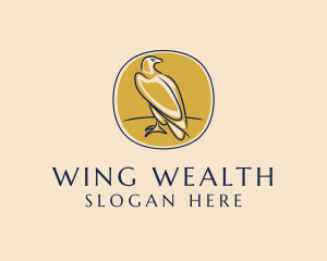 Wild Eagle Bird logo design