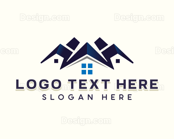 Residential House Roof Logo