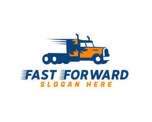 Fast Hotrod Delivery logo design