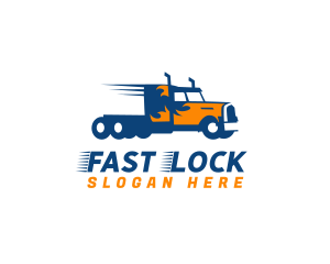 Fast Hotrod Delivery logo design