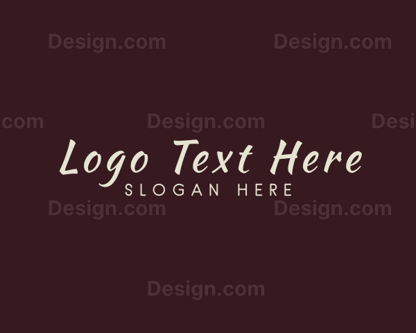 Generic Cursive Business Logo