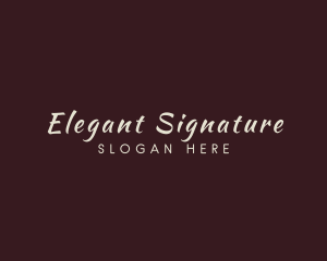 Generic Cursive Business logo design