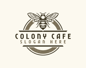 Honey Flying Bee logo design